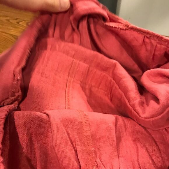 MAKE AN OFFER;) Pink linen romper - Picture 7 of 12